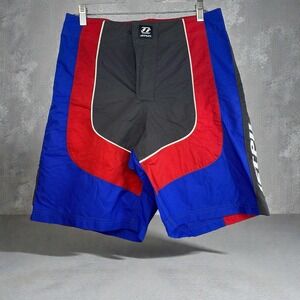 Jetpilot Board Shorts Trunks Men 30x10 Colorblock Red Blue Nylon Jetskiing Sport